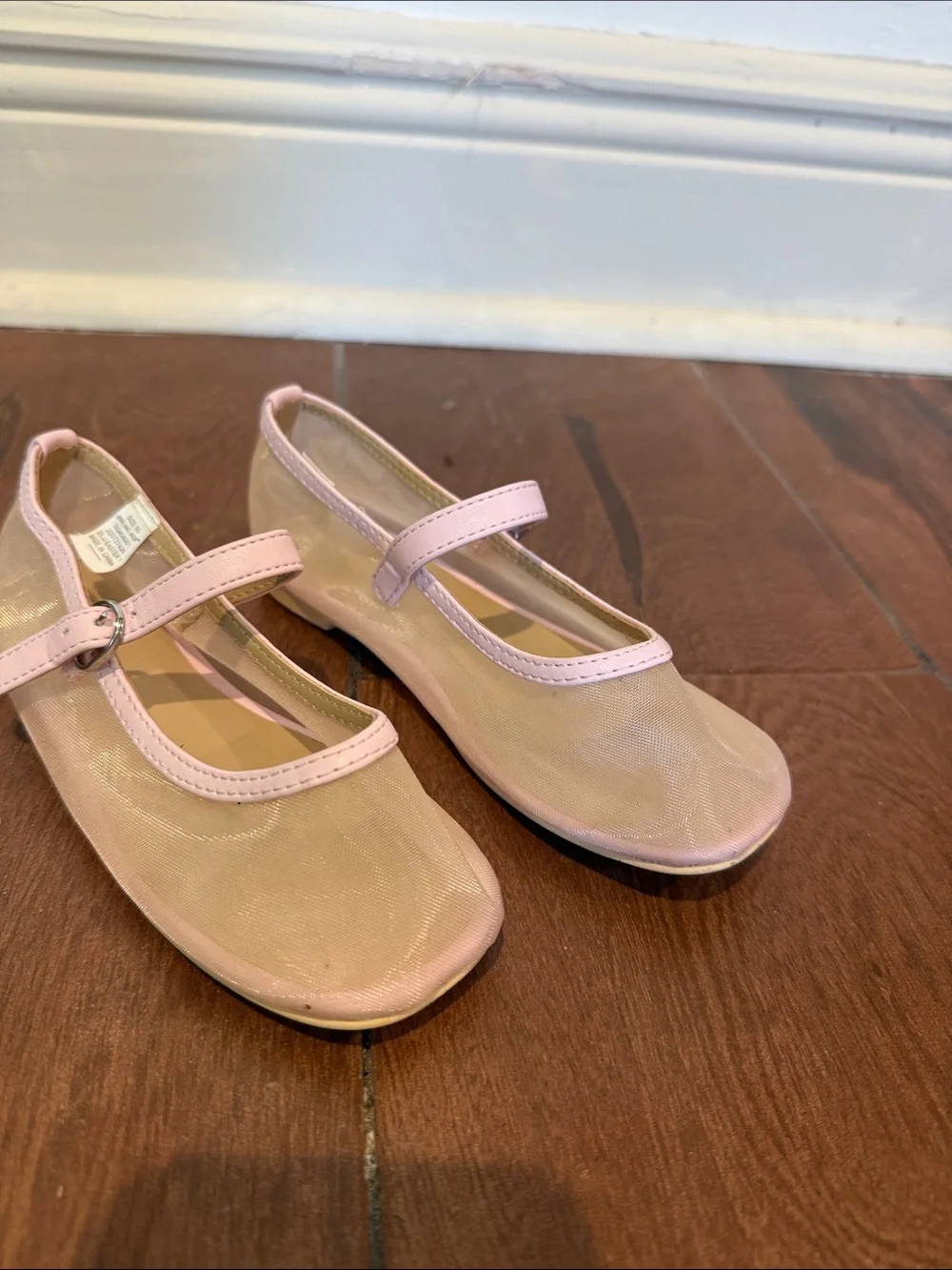 Janie and Jack Light Pink Mary Jane Dress Flats